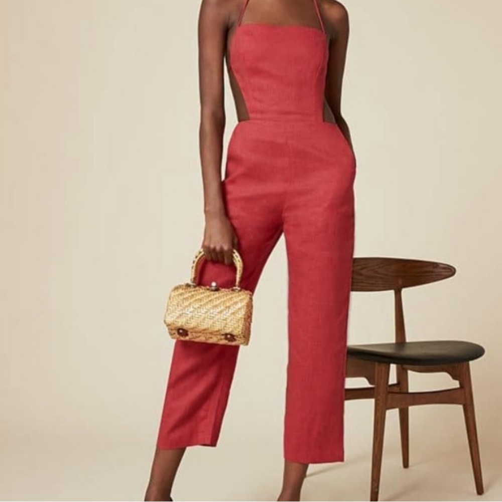 Reformation lelani jumpsuit